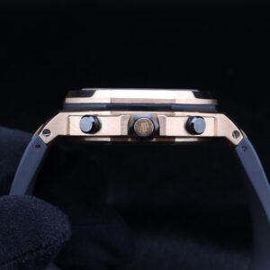 Vintage slim case men's watch profile
