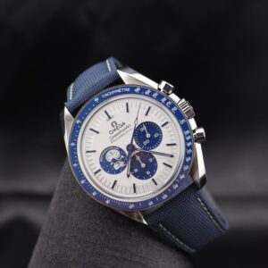 Pre-owned stainless steel chronograph watch