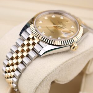 Pre-owned ladies automatic dress watch with diamond accents