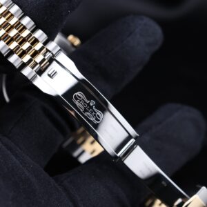 Pre-owned stainless steel chronograph watch