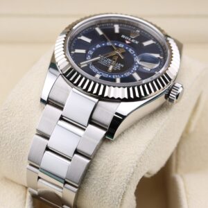 Pre-owned stainless steel chronograph watch