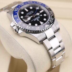 Pre-owned stainless steel chronograph watch