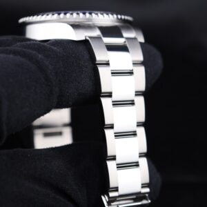 Vintage diver mechanical watch close-up
