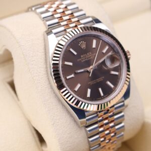 Pre-owned stainless steel chronograph watch