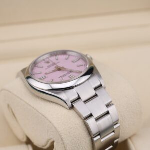 Pre-owned stainless steel chronograph watch