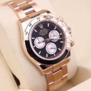 Used Swiss made mechanical watch on leather strap