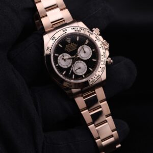 Men's vintage dress automatic watch close-up