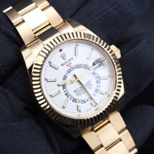 Pre-owned stainless steel chronograph watch