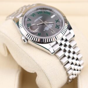 Pre-owned stainless steel chronograph watch