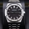 Men's vintage dress automatic watch close-up