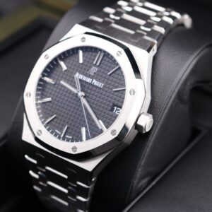 Used Swiss made mechanical watch with leather strap