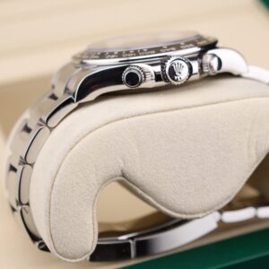 Pre-owned stainless steel chronograph watch
