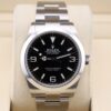 Men's vintage dress automatic watch close-up