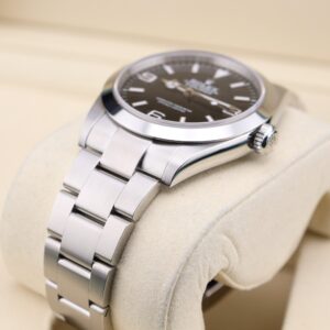 Pre-owned stainless steel chronograph watch