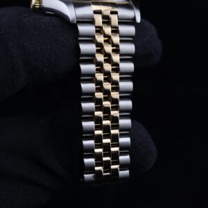 Vintage diver mechanical watch close-up