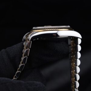 Pre-owned moonphase wrist watch with dark dial