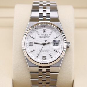 Pre-owned stainless steel chronograph watch