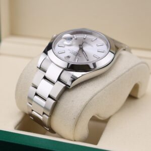 Pre-owned stainless steel chronograph watch