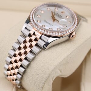 Luxury ladies diamond accent wristwatch