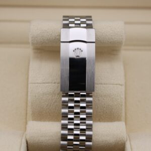 Pre-owned black diamond dial automatic watch