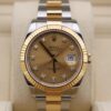 Rolex Datejust diamond champagne dial