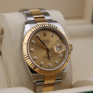 Rolex Datejust diamond dial wristwatch
