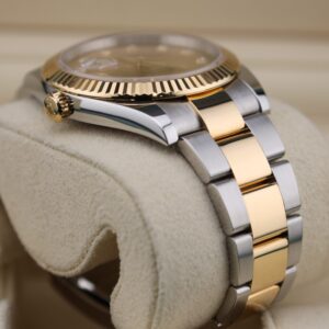 Diamond accented Rolex Datejust watch