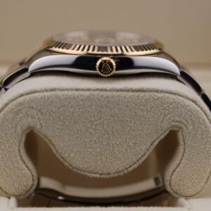 Full view of diamond accented dress watch