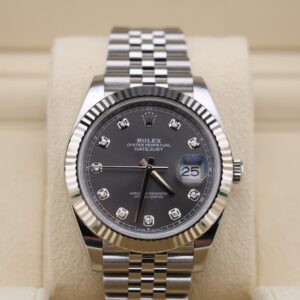 Rolex Datejust diamond dial bracelet detail
