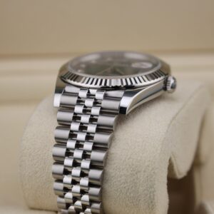 Rolex Datejust diamond dial on wrist