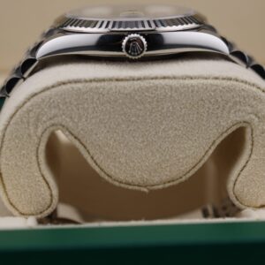 Rolex Datejust with diamond dial close-up