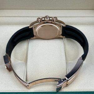 Luxury rose gold chronograph wristwatch