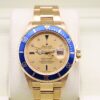 Rolex Submariner side profile with crown
