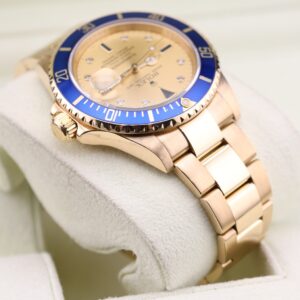 Rolex Submariner yellow gold bracelet and clasp
