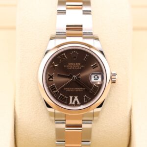 Pre-owned ladies diamond accent dress watch