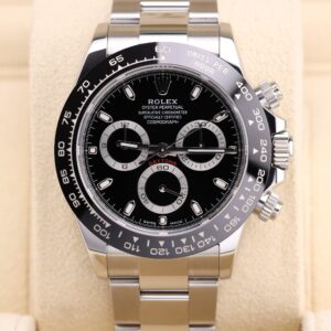 Pre-owned stainless steel chronograph watch