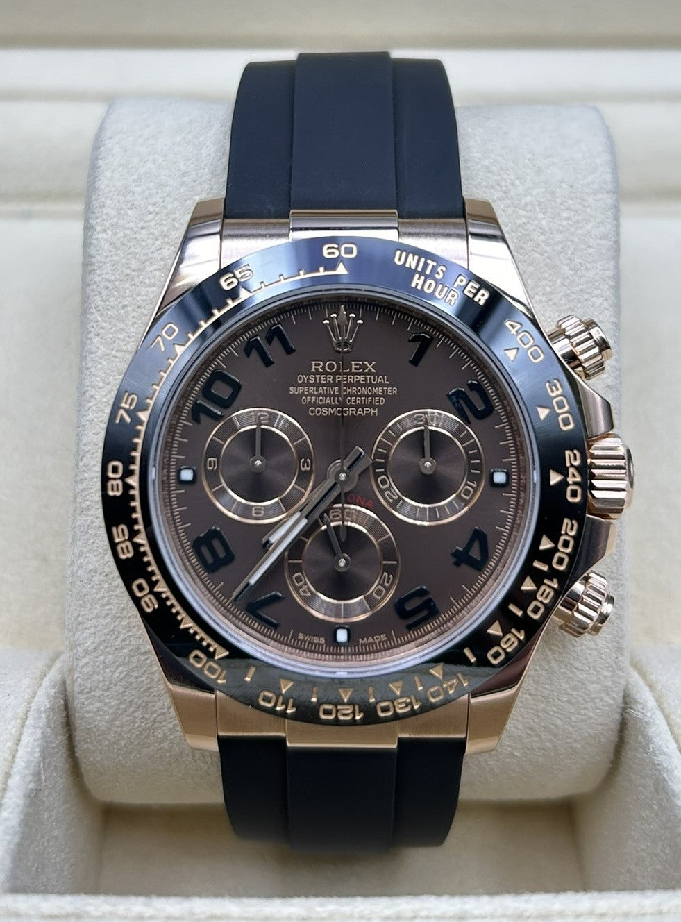 Swiss made automatic chronograph watch