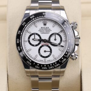 Pre-owned Rolex Daytona chronograph with white dial