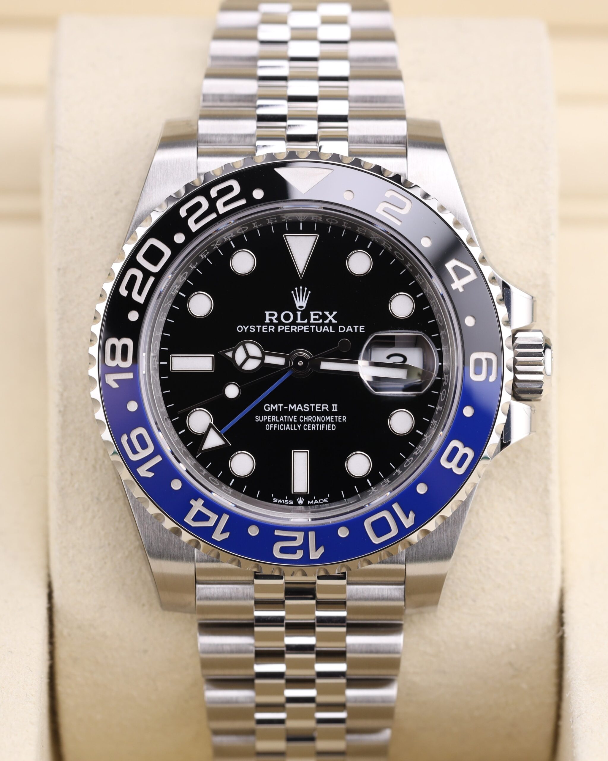 Pre-owned GMT-Master II two-tone wristwatch