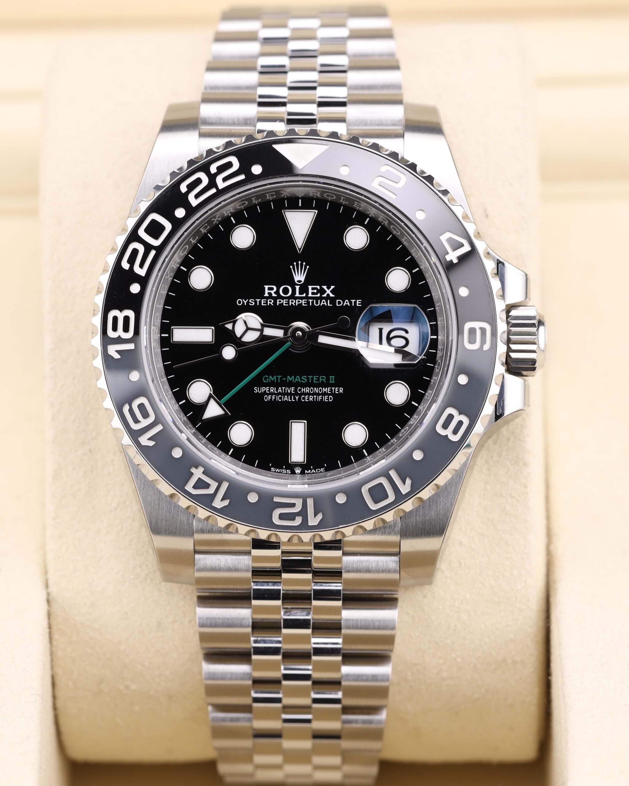 Rolex GMT-Master II on Jubilee bracelet
