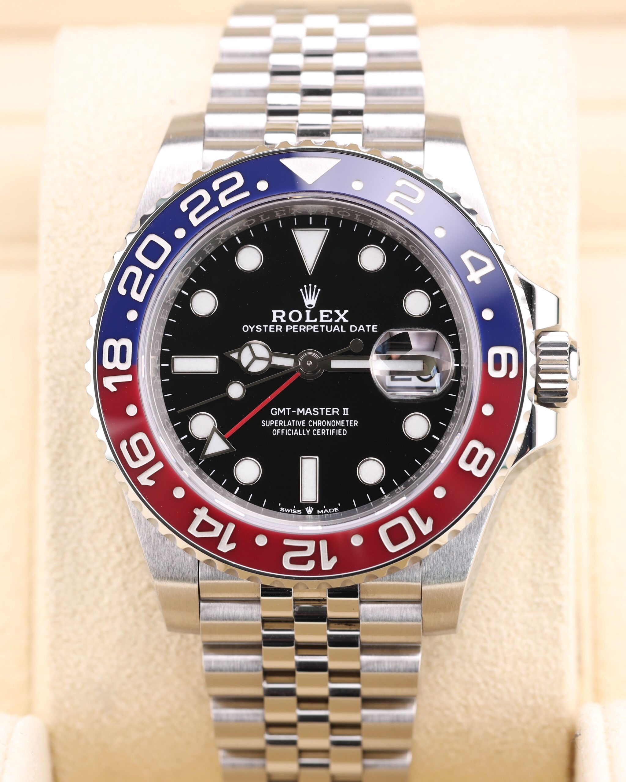 Rolex GMT-Master II Pepsi Jubilee watch