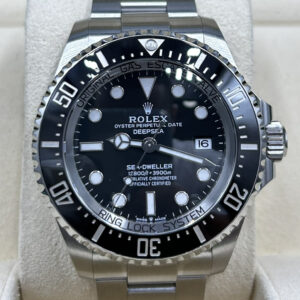 Black Rolex Sea-Dweller Deepsea watch