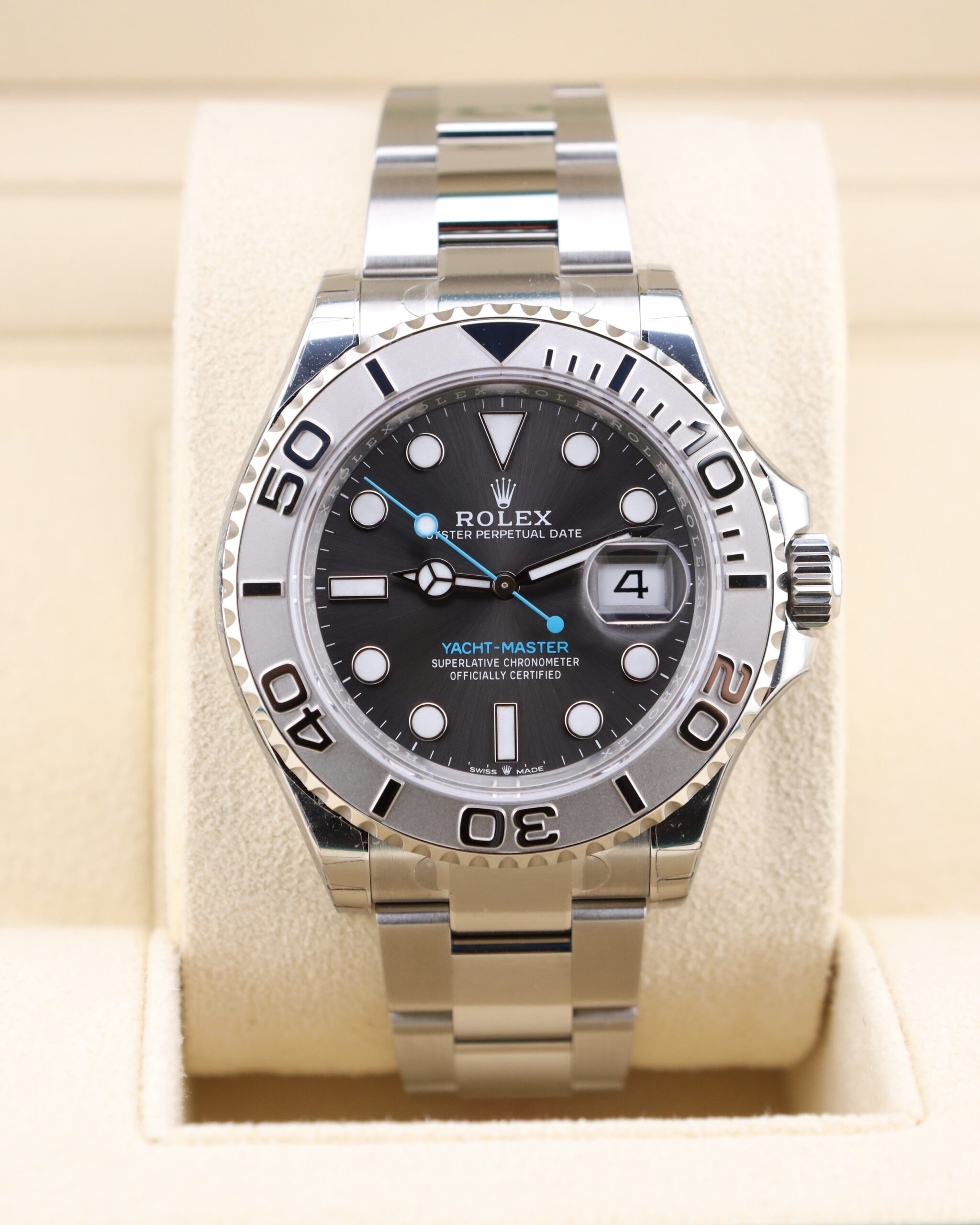 Rolex Yacht-Master with rhodium slate dial